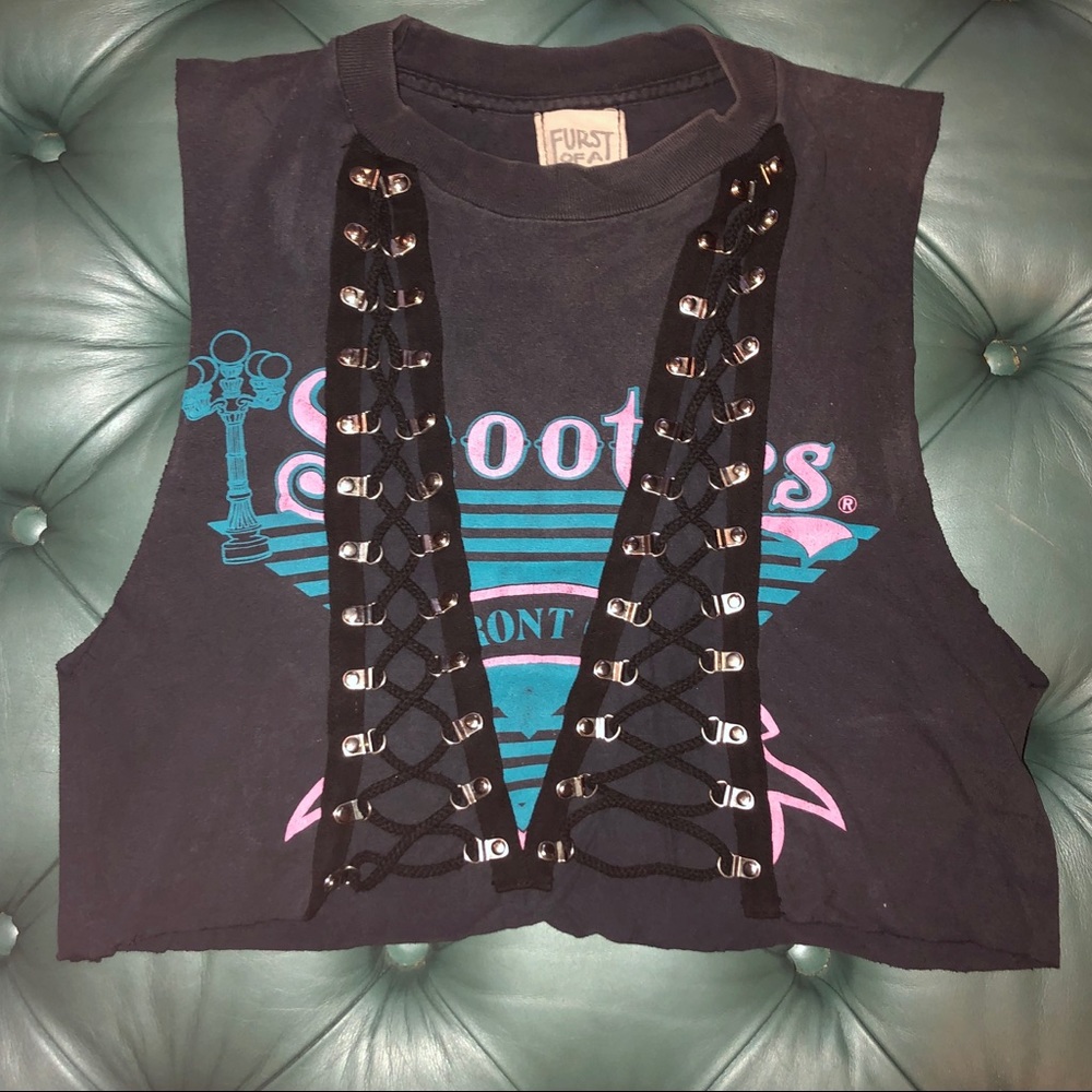 LAST CHANCE LF Furst Of A Kind Vintage Tie-Up Tank
